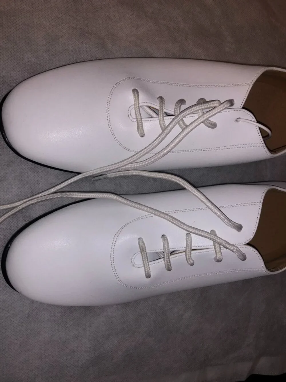 DanceandSway Mens White Dress Oxford Ballroom Dance Shoes Sz 11 EU 43